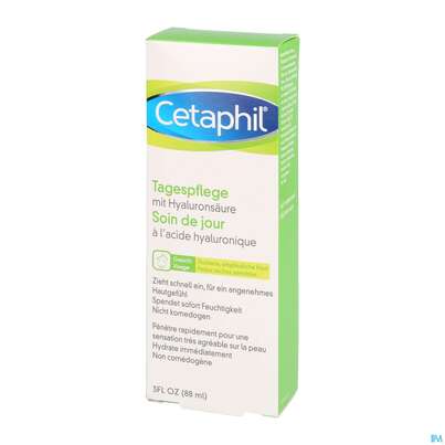 Sie sehen eine Packung Cetaphil Tagespflege +hyaluronsaeure 88ml, Produktbild: 04 Cetaphil Tagespflege +hyaluronsaeure 88ml, A-Nr.: 4839337 - 04
