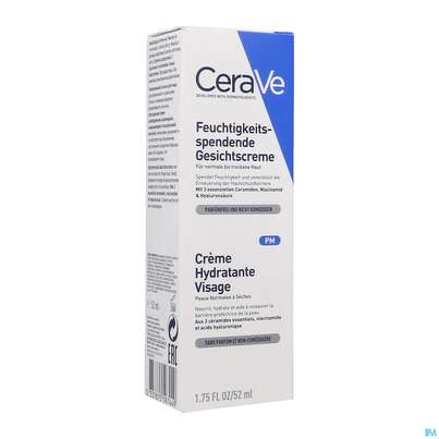 Cerave Feuchtigkeitsspendende Gesichtscreme 52ml, A-Nr.: 4801866 - 03