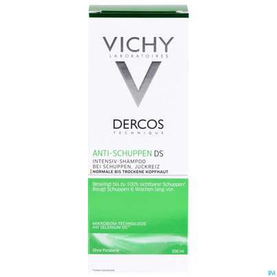 Shampoon Vichy/dercos Anti-schuppen Pflege Trockenes Haar Neu 200ml, A-Nr.: 4357414 - 01