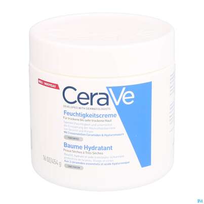 Sie sehen eine Packung Cerave Feuchtigkeitscreme 454g, Produktbild: 04 Cerave Feuchtigkeitscreme 454g, A-Nr.: 4801895 - 04