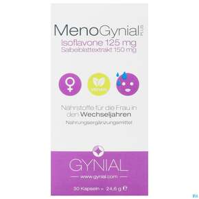 Menogynial Plus Kapseln Isoflavone 125mg 30st, A-Nr.: 4768413 - 01