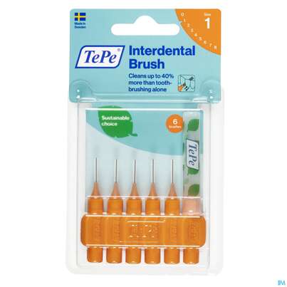 Tepe Interdentalbuersten 0,45mm Orange 6st, A-Nr.: 3698490 - 02