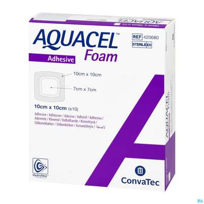 Convatec Aquacel Foam (7x7 Cm) 10x10 Cm, A-Nr.: 4039223 - 04