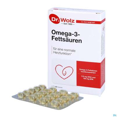 Omega -3 Fettsaeuren Kapseln Dr.wolz Nr 60593 60st, A-Nr.: 3693506 - 06
