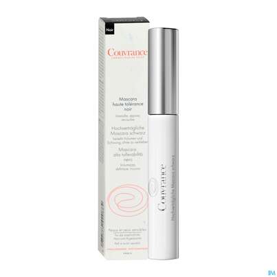 Sie sehen eine Packung Avène Couvrance Hochverträgliche Mascara Schwarz 7ml, Produktbild: 09 Avène Couvrance Hochverträgliche Mascara Schwarz 7ml, A-Nr.: 4009392 - 09