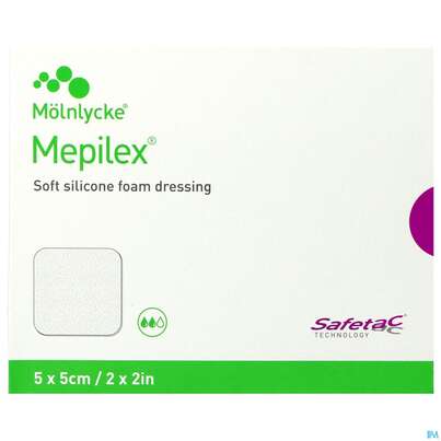 Wundverband Mepilex Silikon 5x 5cm 5st, A-Nr.: 4012017 - 01