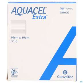 Convatec Aquacel Extra 10x10 Cm, A-Nr.: 3972867 - 01