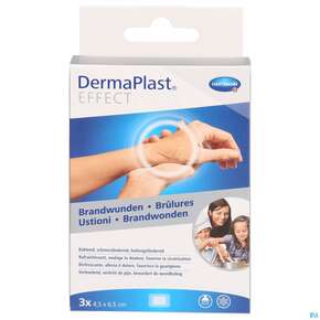 Dermaplast Brandwundenpflaster 4,5x 6,5cm 3st, A-Nr.: 3478340 - 01