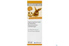 Veterinaerprodukte Rodicare F Kleinnager Akut Tropfen 15ml, A-Nr.: 3871439 - 01