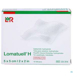 Salbenverband Lomatuell-h 5x 5cm 10st, A-Nr.: 2029054 - 01