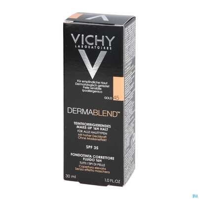 Vichy Dermablend Make-up 45 Gold 30ml, A-Nr.: 3044647 - 10