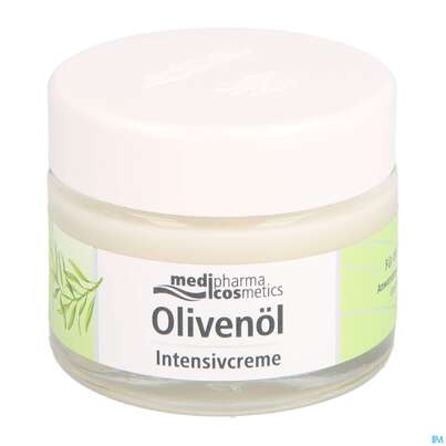 Sie sehen eine Packung Oliven Oel Dr.theiss Intensiv Creme 50ml, Produktbild: 07 Oliven Oel Dr.theiss Intensiv Creme 50ml, A-Nr.: 2968906 - 07