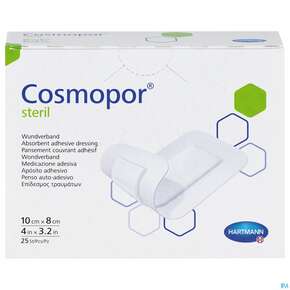 Wundverband Cosmopor Steril Selbstklebend 10x 8cm 25st, A-Nr.: 1526081 - 01