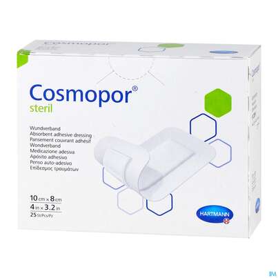 Wundverband Cosmopor Steril Selbstklebend 10x 8cm 25st, A-Nr.: 1526081 - 02