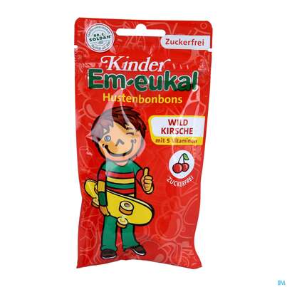 Em-eukal Bonbons Zuckerfrei/kinder Wildkirsche 75g, A-Nr.: 1499088 - 01