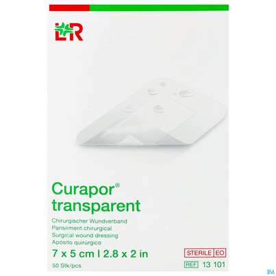 Wundverband Curapor Steril Transparent 5x 7cm 50st, A-Nr.: 2850211 - 02