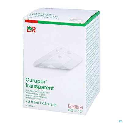 Wundverband Curapor Steril Transparent 5x 7cm 50st, A-Nr.: 2850211 - 04