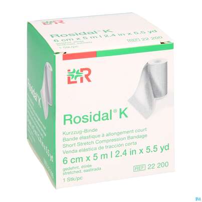 Sie sehen eine Packung Elastische Binden Rosidal Hautfarben Kraeftig 5mx 6cm 1st, Produktbild: 05 Elastische Binden Rosidal Hautfarben Kraeftig 5mx 6cm 1st, A-Nr.: 0472213 - 05