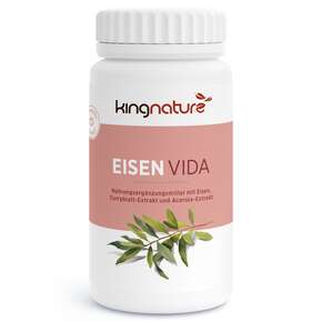 KINGNATURE Eisen Vida Kaps 21 mg Ds 100 Stk, A-Nr.: 5214697 - 01
