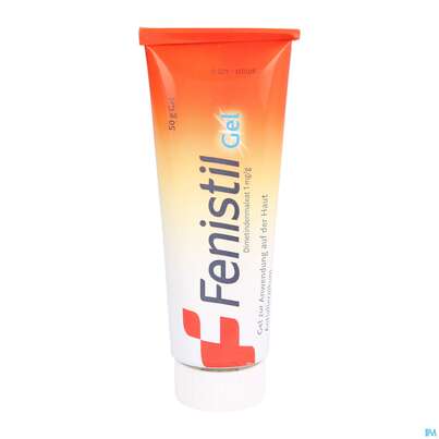 Sie sehen eine Packung Fenistil Gel 50g, Produktbild: 12 Fenistil Gel 50g, A-Nr.: 0622115 - 12