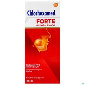 Chlorhexamed Forte/alkoholfrei Loesung Mundhoehle 2mg/ml 300ml, A-Nr.: 4465747 - 01