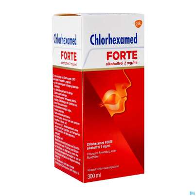 Chlorhexamed Forte/alkoholfrei Loesung Mundhoehle 2mg/ml 300ml, A-Nr.: 4465747 - 02