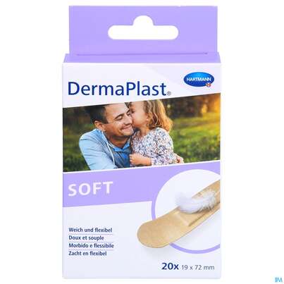 Wundpflaster Dermaplast/sensitive Strips 19x72mm 20st, A-Nr.: 3047226 - 01