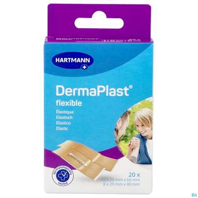 Wundpflaster Dermaplast Elastic Strips 2 Groessen 20st, A-Nr.: 3047195 - 02