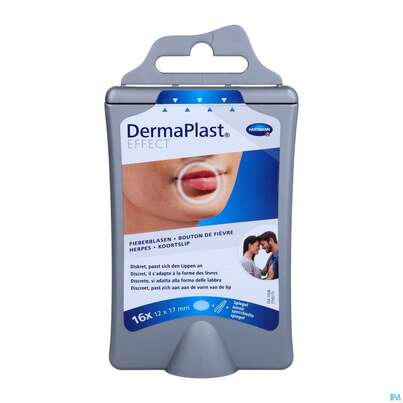 Dermaplast Fieberblasenpflaster 1,7x 1,2cm 16st, A-Nr.: 3423327 - 03