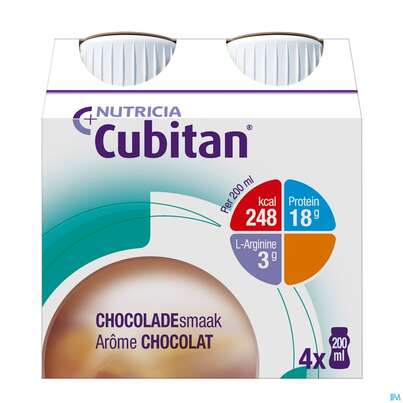 Cubitan 200ml Schokolade 6x4 24st, A-Nr.: 3206044 - 01