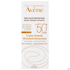 Avène Mineralische Sonnencreme Spf 50+ 50ml, A-Nr.: 2993407 - 01
