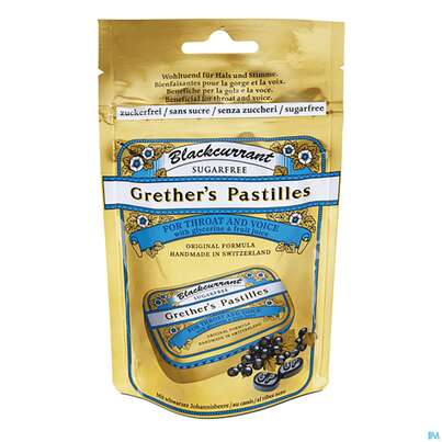 Grether&#039;s Pastilles Blackcurrant Zuckerfrei 100g, A-Nr.: 2969745 - 02