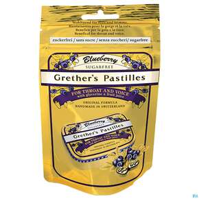 Grether&amp;#039;s Pastilles Blueberry Zuckerfrei 100g, A-Nr.: 4276058 - 01