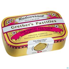 Grether&amp;#039;s Pastilles Redcurrant Zuckerfrei 110g, A-Nr.: 1741537 - 01