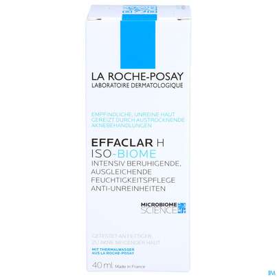 La Roche Posay Akne/mischhaut Effaclar/feuchtigkeit H Iso-biome Pflege 40ml, A-Nr.: 5593832 - 01