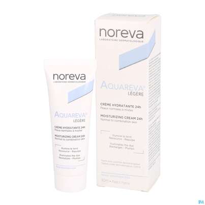 Sie sehen eine Packung Noreva Aquareva Creme 40ml, Produktbild: 07 Noreva Aquareva Creme 40ml, A-Nr.: 4094995 - 07