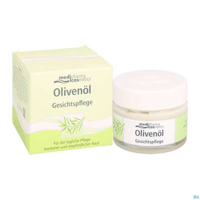 Sie sehen eine Packung Oliven Oel Dr.theiss Gesichtscreme 50ml, Produktbild: 05 Oliven Oel Dr.theiss Gesichtscreme 50ml, A-Nr.: 2664738 - 05