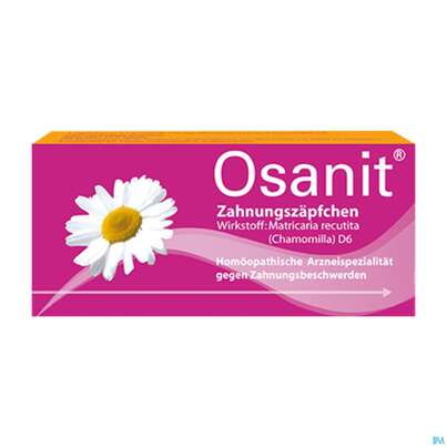 Osanit Zahnungszäpfchen 12 Stück, A-Nr.: 3511818 - 01