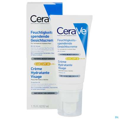 Cerave Feuchtigkeitsspendend Tagescreme Lsf30 52ml, A-Nr.: 5275492 - 05