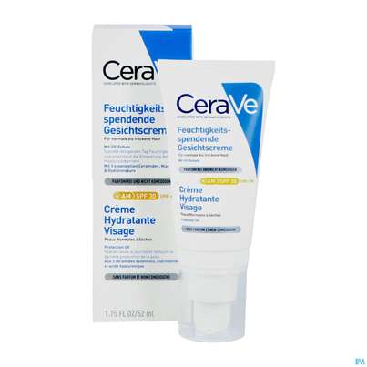 Cerave Feuchtigkeitsspendend Tagescreme Lsf30 52ml, A-Nr.: 5275492 - 06