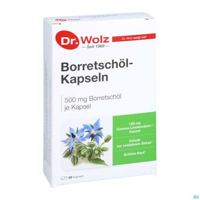 Borretschoel Kapseln Dr.wolz Nr 60608 60st, A-Nr.: 3839312 - 04