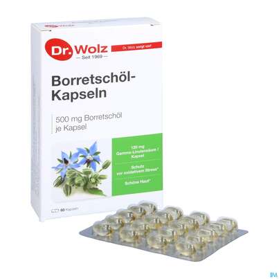 Borretschoel Kapseln Dr.wolz Nr 60608 60st, A-Nr.: 3839312 - 06
