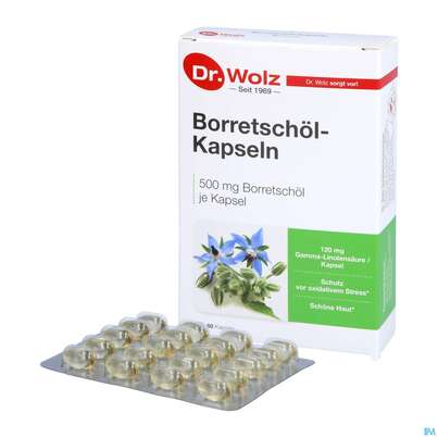 Borretschoel Kapseln Dr.wolz Nr 60608 60st, A-Nr.: 3839312 - 07