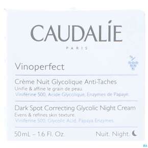 Caudalie Vinopferfect Glykol-nachtcreme Anti-pigmentflecken 50ml, A-Nr.: 5246740 - 01