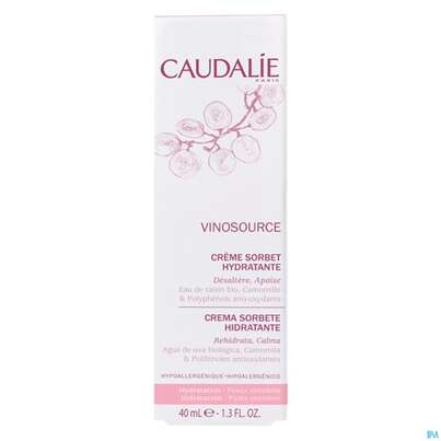 Caudalie Vinosource/hydra Creme Sorbet Hydratisierend 40ml, A-Nr.: 3969581 - 02