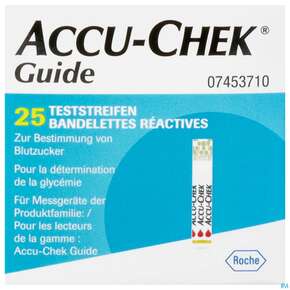 Diagnostika U.zubehoer Accu-chek -roche Diabetes Guide Glucose Streifen 25st, A-Nr.: 4578925 - 01