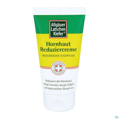 Sie sehen eine Packung Allgaeuer Latschenkiefer Hornhaut Reduzier-creme Neu 75ml, Produktbild: 02 Allgaeuer Latschenkiefer Hornhaut Reduzier-creme Neu 75ml, A-Nr.: 4834825 - 02