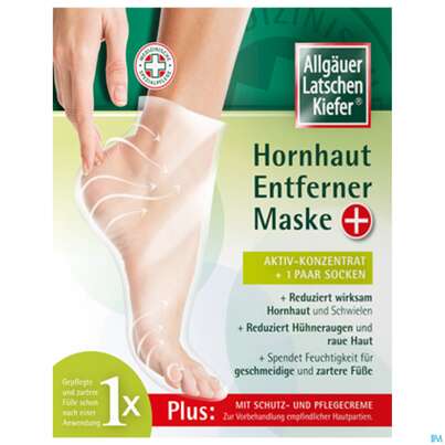 Allgäuer Latschenkiefer Hornhaut Entferner Maske Plus 1 Stück, A-Nr.: 5273599 - 01