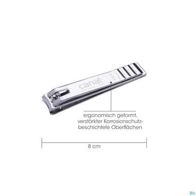 Nagel Knipser Canal Vernickelt 8cm Fuss 3050- 1st, A-Nr.: 4786457 - 02