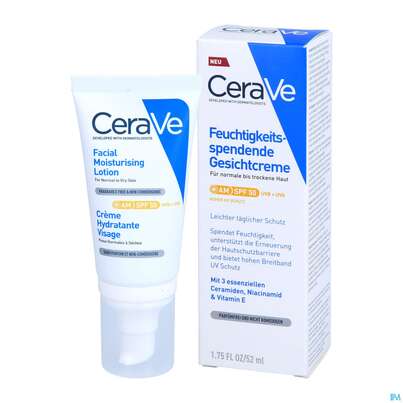 Cerave Feuchtigkeitsspendend Tagescreme Lsf50 52ml, A-Nr.: 5630935 - 04